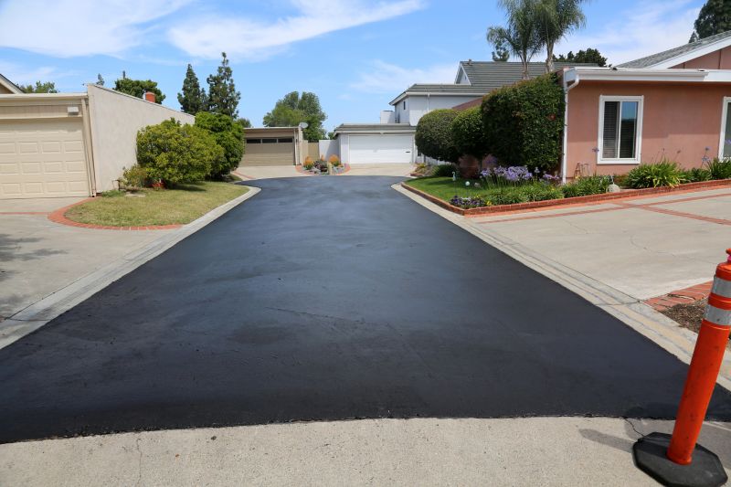 New Asphalt Driveway from Above