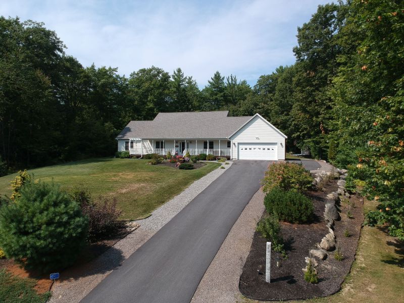 Residential Asphalt Driveway at Sunset